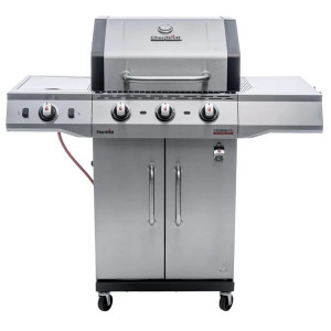 BARBECUE A GAS CHAR-BROIL PERFORMANCE PRO3 - 3 Fuochi + FORNELLO - Tecnologia TRU-Infrared, Finitura Silver + PIASTRA OMAGGIO