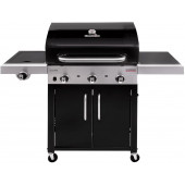 BARBECUE A GAS CHAR-BROIL PERFORMANCE 340B - 3 Fuochi + FORNELLO - Tecnologia TRU-Infrared, Finitura Acciaio nero