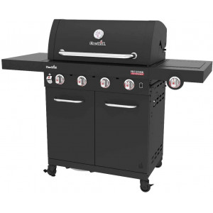 BARBECUE A GAS CHAR-BROIL PROFESSIONAL CORE B - 4 Fuochi + FORNELLO - Tecnologia TRU-Infrared, Finitura Acciaio nero