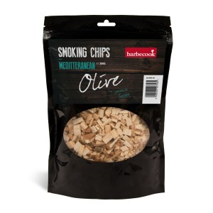 Barbecook SMOKING CHIPS OLIVE - LEGNO DI OLIVO GR.350 TRUCIOLI PER AFFUMICATURA