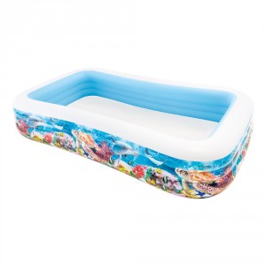 INTEX PISCINA GONFIABILE FAMILY ACQUARIO 305X183X56 H