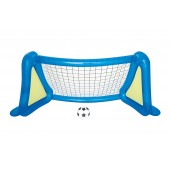 BESTWAY PORTA CALCIO GONFIABILE CM. 254X112X130, CON 1 PALLONE E SPRUZZATORI LATERALI