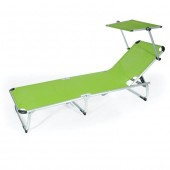 LETTINO VIAREGGIO CON PARASOLE - VERDE