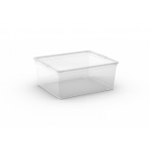 CONTENITORE C-BOX M TRASPARENTE CON COPERCHIO