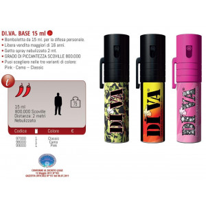 SPRAY ANTIAGGRESSIONE DIVA ML.15