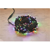 100 JUMBO LED MULTICOLORE - PROLUNGABILE - LUCE FLASHING