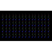 TENDA LUMINOSA 240 LED MT. 4,00 x 1,00 MULTICOLOR