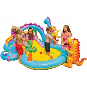 INTEX PISCINA DINOLAND PLAYCENTER CM.333 X 229 cod.57135