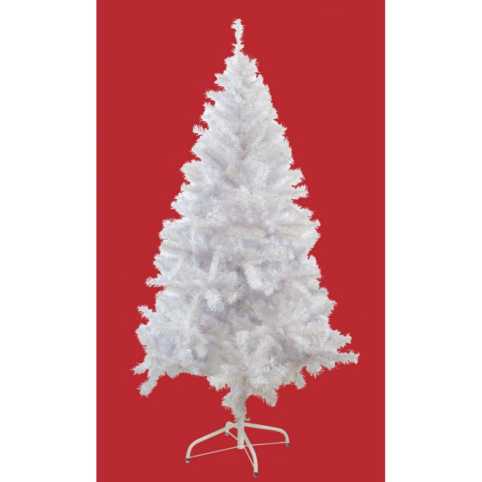Albero Di Natale Bianco 90 Cm.Albero Di Natale Bianco Eco Ice Cm 180