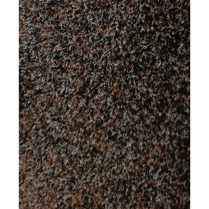 ZERBINO PASSATOIA ESTRO SPALMATO MARRONE BRUCIATO H.100