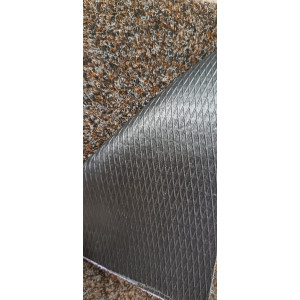 ZERBINO PASSATOIA ESTRO SPALMATO MARRONE BRUCIATO H.100