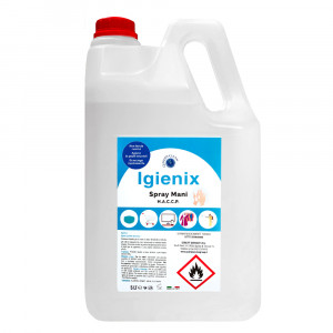 IGIENIX IGIENIZZANTE MANI-SUPERFICI-TESSUTI LT.5 - ALCOOL 70%