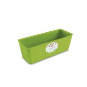 STEFANPLAST BALCONETTA NATURAL VERDE MELA CM.50 CON RISERVA D'ACQUA