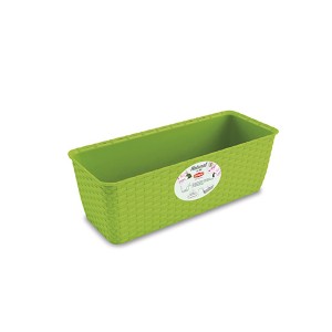 STEFANPLAST BALCONETTA NATURAL VERDE MELA CM.50 CON RISERVA D'ACQUA