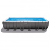 INTEX PISCINA RETTANGOLARE ULTRA XTRFRAME 975X488X132 H CON POMPA A SABBIA cod.26374