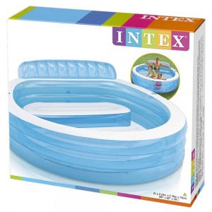 INTEX PISCINA GONFIABILE FAMILY CON POLTRONA CM.244X216X76 cod.57190