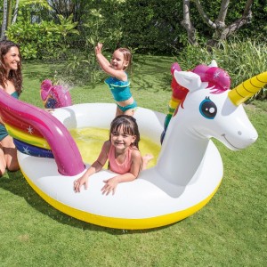 INTEX PISCINA UNICORNO GONFIABILE CM.272 X 193 X 104