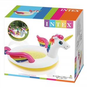 INTEX PISCINA UNICORNO GONFIABILE CM.272 X 193 X 104