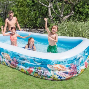 INTEX PISCINA GONFIABILE FAMILY ACQUARIO 305X183X56 H