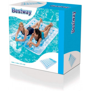 BESTWAY MATERASSINO DOPPIO 36 BUCHI CM.193X142 COD.43055