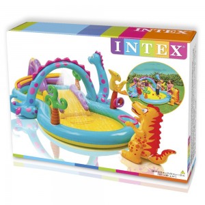 INTEX PISCINA DINOLAND PLAYCENTER CM.333 X 229 cod.57135