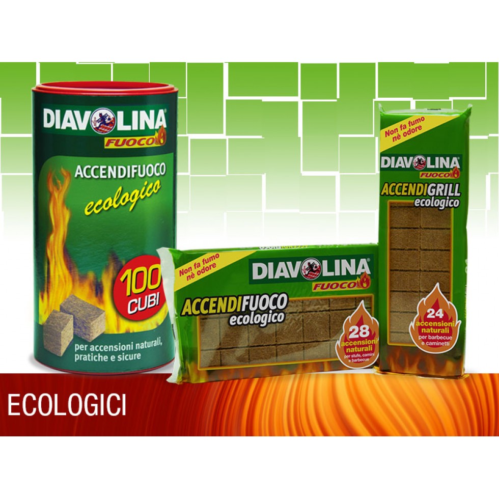 Generico DIAVOLINA Offerta 10 Confezioni +2 Gratis ACCENDIFUOCO 40 CUBETTI  Originale Stufa CAMINETTO : : Giardino e giardinaggio