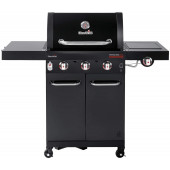 BARBECUE A GAS CHAR-BROIL PROFESSIONAL CORE B - 3 Fuochi + FORNELLO - Tecnologia TRU-Infrared, Finitura Acciaio nero