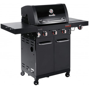 BARBECUE A GAS CHAR-BROIL PROFESSIONAL CORE B - 3 Fuochi + FORNELLO - Tecnologia TRU-Infrared, Finitura Acciaio nero