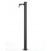 BEL FER FONTANA DA GIARDINO A STELO IN FERRO NERO ANTRACITE