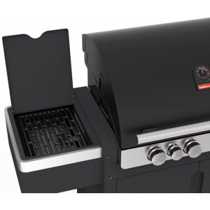 Barbecook - BARBECUE A GAS STELLA 4311- 3 FUOCHI CON CAPPA FORNO E FORNELLO LATERALE 