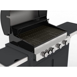 Barbecook - BARBECUE A GAS STELLA 4311- 3 FUOCHI CON CAPPA FORNO E FORNELLO LATERALE 