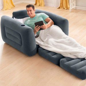 INTEX POLTRONA LETTO GONFIABILE CM.117X224X66