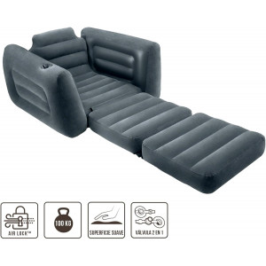 INTEX POLTRONA LETTO GONFIABILE CM.117X224X66