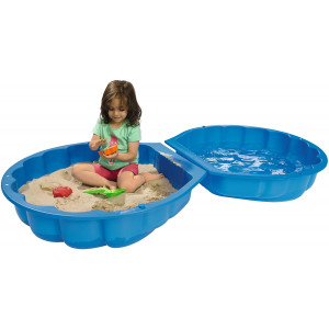 SMOBY SABBIERA PISCINETTA PLASTICA CONCHIGLIA AZZURRA