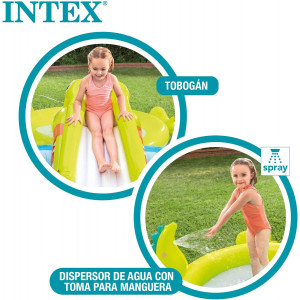 INTEX PISCINA PLAYCENTER ALLIGATORE CM. CM.323X175X74 