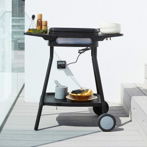 Barbecook BARBECUE ELETTRICO ALEXIA 5111 CON RIPIANI LATERALI E RUOTE