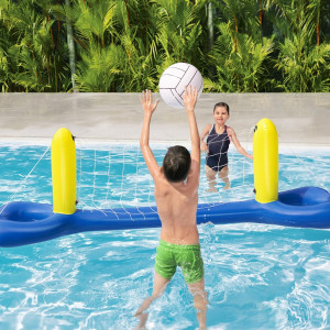 BESTWAY RETE PALLAVOLO GALLEGGIANTE CON PALLONE CM.244X64 COD.52133