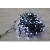 MICROLED MICROLED 300 MIX FLASH LED BIANCO GHIACCIO = 100 LED FAST+ 100 LUCE FISSA + 100 SLOW uso interno/esterno