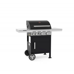 Barbecook - BARBECUE A GAS SPRING 3212 - 3 FUOCHI CON CAPPA FORNO +FORNELLO LATERALE