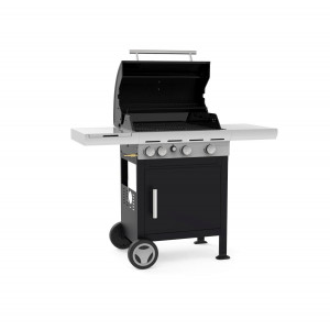 Barbecook - BARBECUE A GAS SPRING 3212 - 3 FUOCHI CON CAPPA FORNO +FORNELLO LATERALE