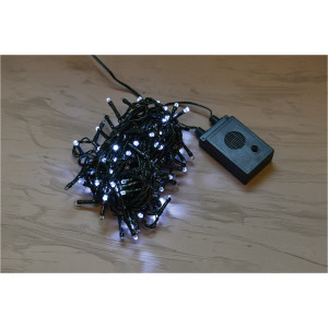 180 LED DIAMANTI MUSICALI BIANCO GHIACCIO - GIOCHI LUCE MT.9