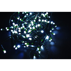 180 LED DIAMANTI MUSICALI BIANCO GHIACCIO - GIOCHI LUCE MT.9