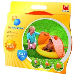 BESTWAY PISCINA BABY CON TENDA RICHIUDIBILE MOD. RANA