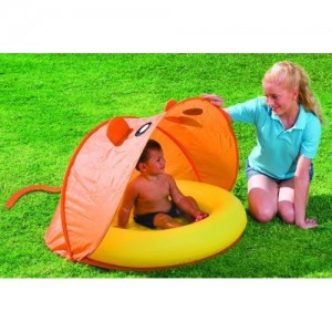 BESTWAY PISCINA BABY CON TENDA RICHIUDIBILE MOD. TOPOLINO