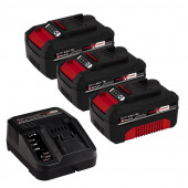 EINHELL - KIT 3 BATTERIE 4.0 AH + CARICABATTERIE