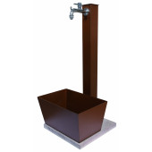 BEL-FER FONTANA CON VASCHETTA RETTANGOLARE ANTRACITE 