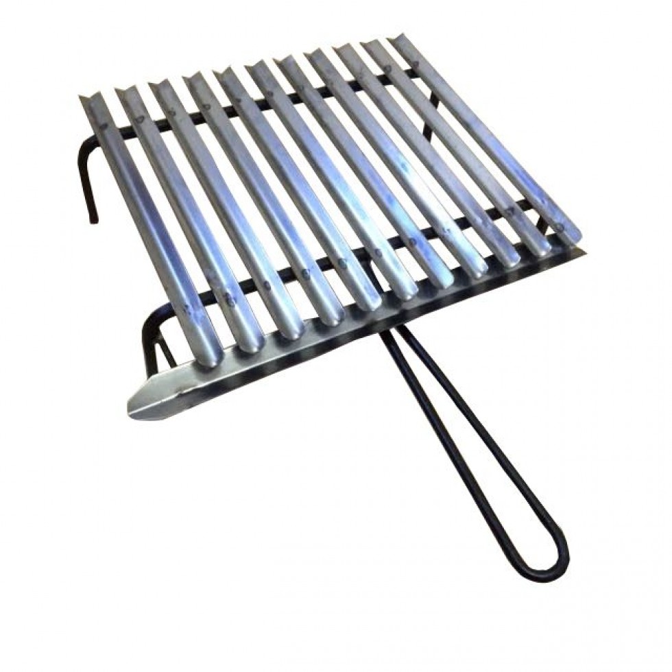 GRIGLIA A GAS DMS® acciaio inox carrello barbecue griglia 4 fuochi