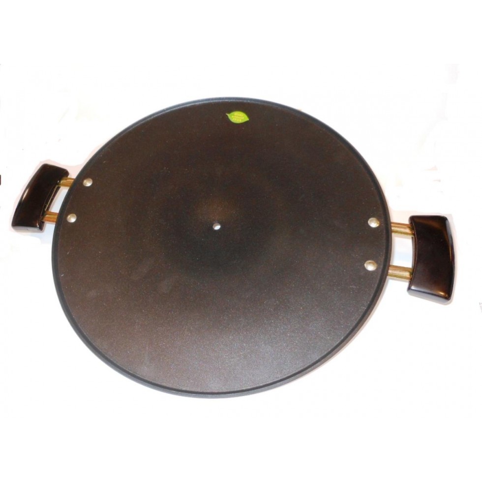 Ciieeo Piatto Rotondo In Ardesia Naturale 25 Cm, Teglia Refrattaria Per Barbecue, Sushi, Formaggi E Antipasti, Nero