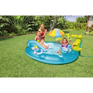 INTEX PISCINA PLAYCENTER ALLIGATORE CM.203X173X89