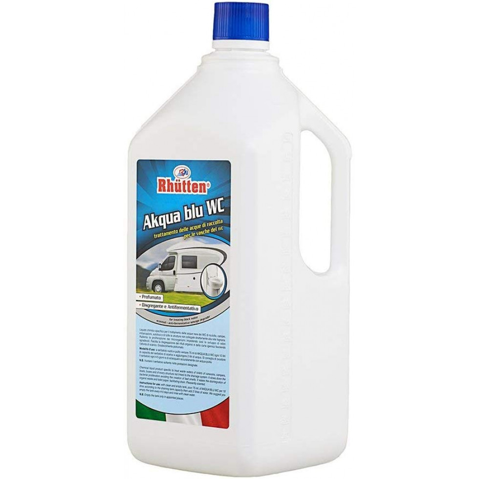 DISGREGANTE LIQUIDO AKQUA BLU PER WC CHIMICO LT.2 CAMPER